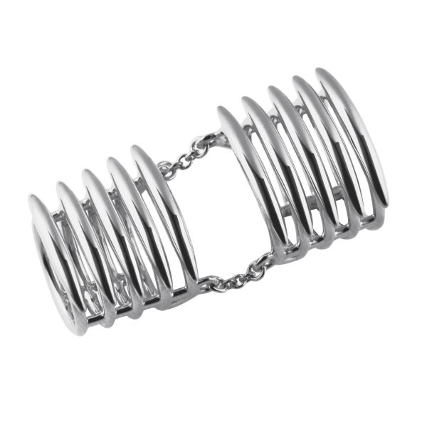 Shaun Leane Silver Long Finger Quill Ring-1