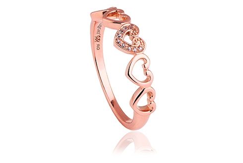 Clogau Affinity Heart Ring - Size L-1