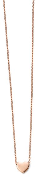 9ct Rose Gold Polished Small Heart Necklace-1
