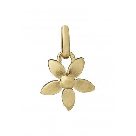 byBiehl Ladies Yellow Gold Forget Me Not Flower Pendant-1