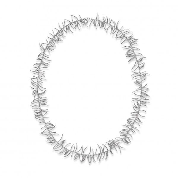 Rachel Galley Ladies Silver 'Molto' Necklace-1