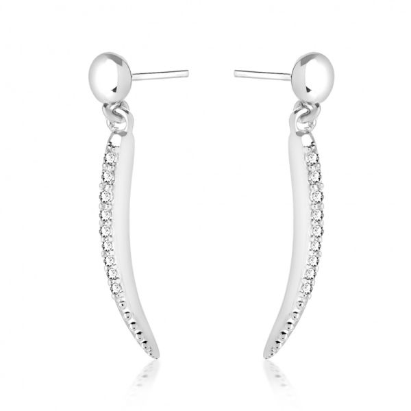 Rachel Galley Molto Diamond Drop Stud Earrings-1