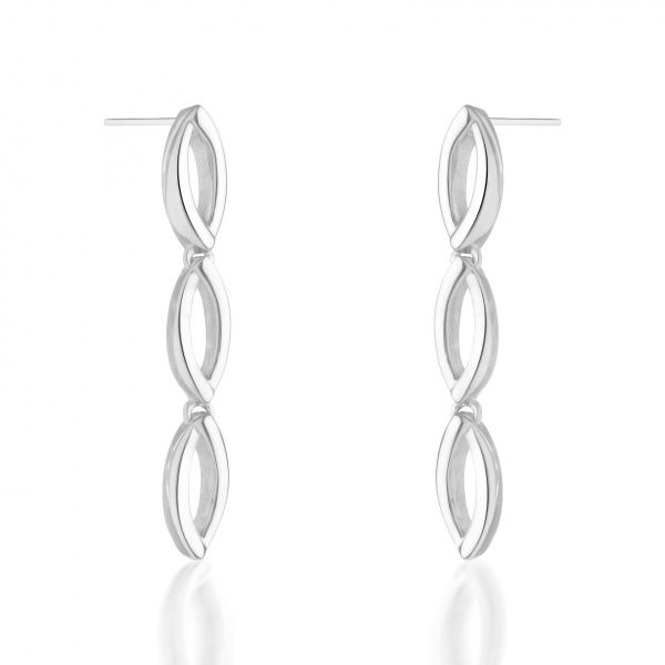 Rachel Galley Molto Triple Link Earrings-1