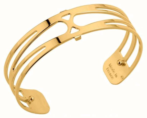 Les Georgettes Ladies Yellow Gold 14mm Garden Bangle-1