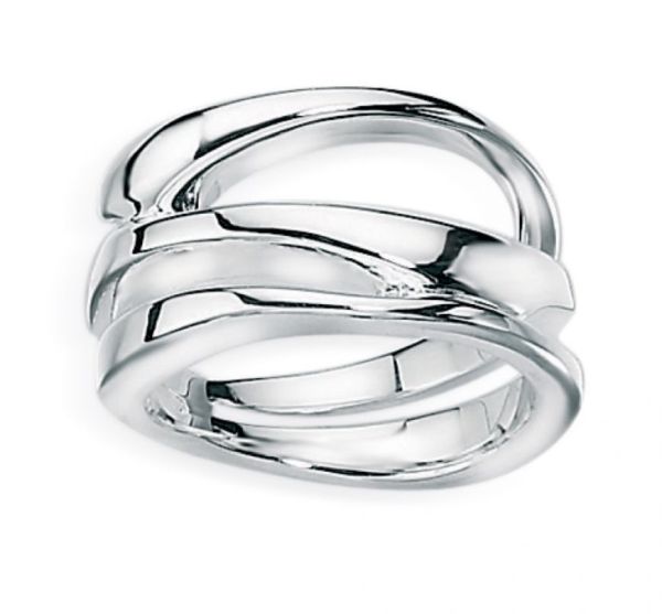 Silver Three Layered Ring-1