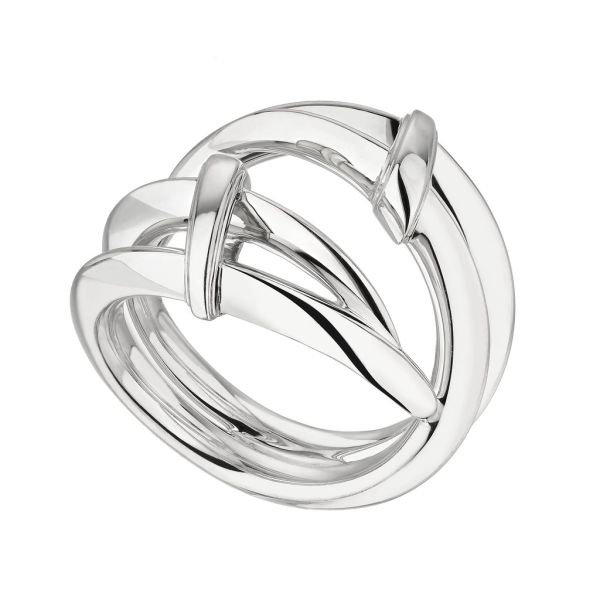 Shaun Leane Sabre Deco Silver Twist Ring-1