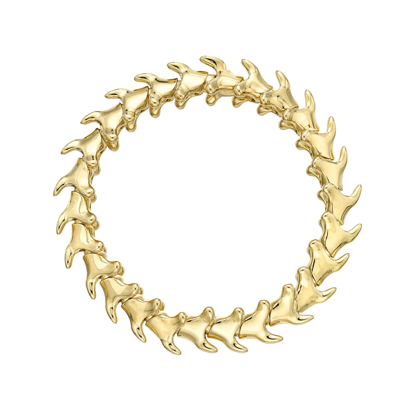 Shaun Leane Serpents Trace Yellow Gold Vermeil Wide Bracelet-1