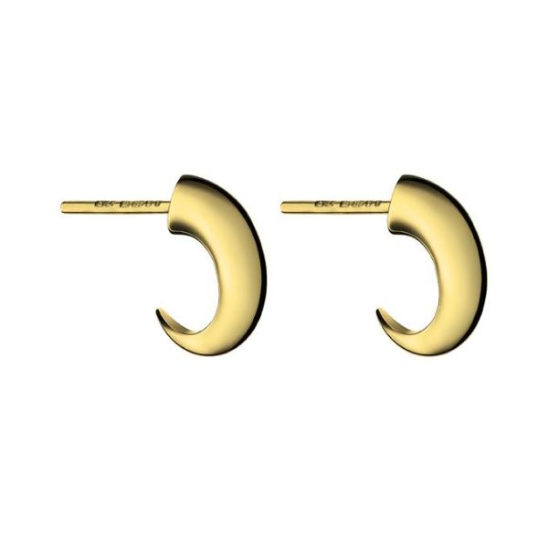 Shaun Leane Yellow Gold Vermeil Cat Claw Hoop Earrings-1