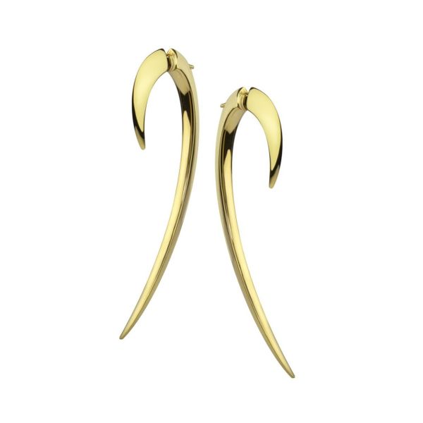 Shaun Leane Yellow Gold Vermeil Large Hook Earrings-3325462