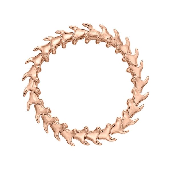 Shaun Leane Rose Gold Vermeil Serpents Trace Wide Bracelet-1
