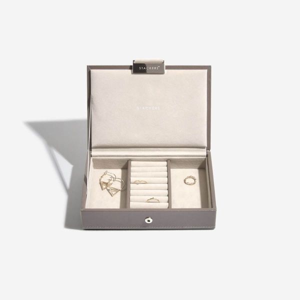 Stackers Mink Mini Jewellery Box Lid-1