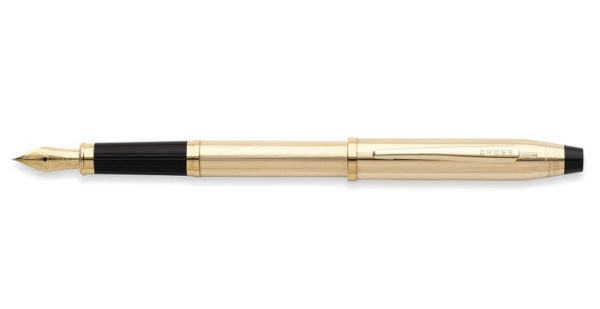 Cross Century II Precious Metals 10KT Gold Filled/Rolled Gold Fountain Pen-1