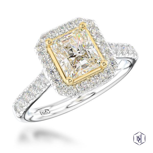 Skye Radiant Engagement Ring, 0.91ct-0150096