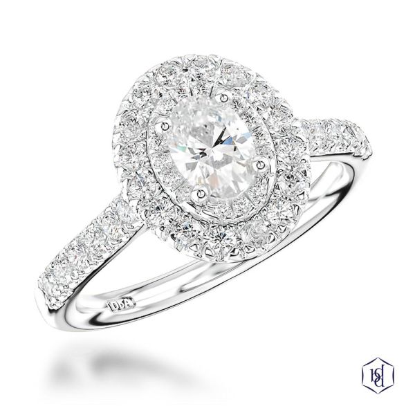 Skye Duo Oval Engagement Ring, 0.59ct-0178019