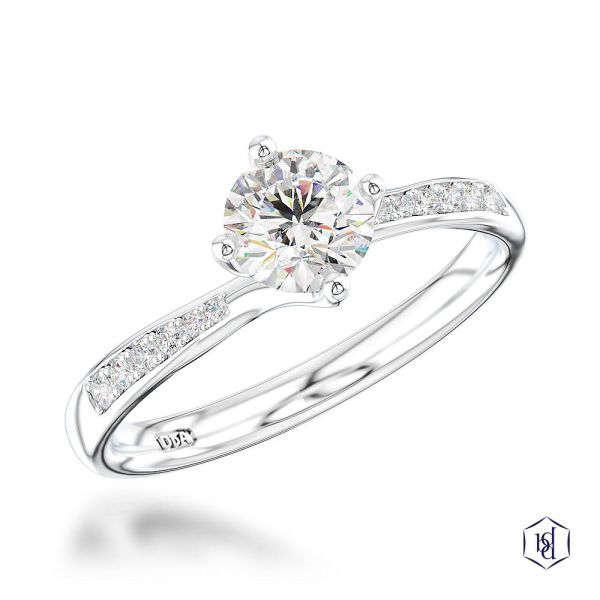 Memoire Canna Engagement Ring, 0.3ct-0159031