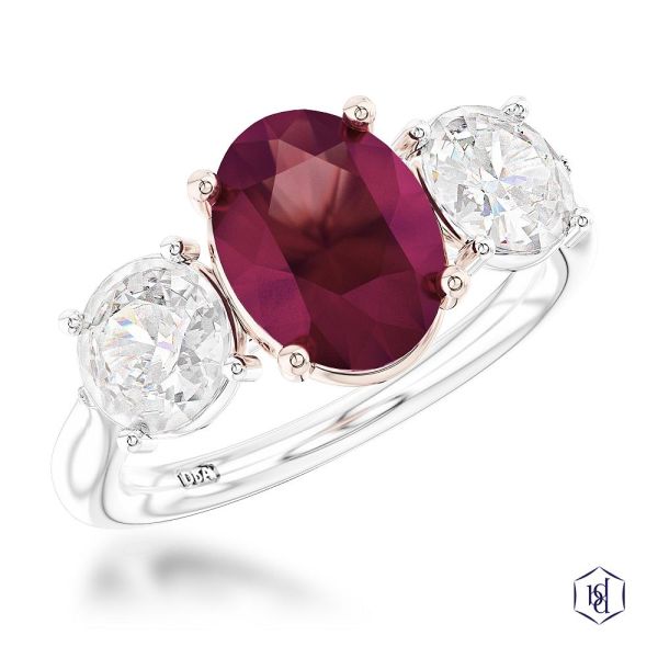 Florentina Iconic Oval Engagement Ring, 2.04ct-0303066