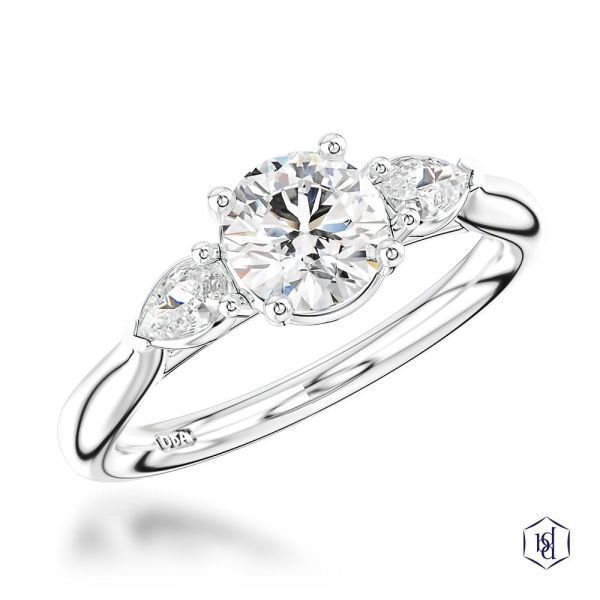 Florentine Engagement Ring, 1ct-0177001