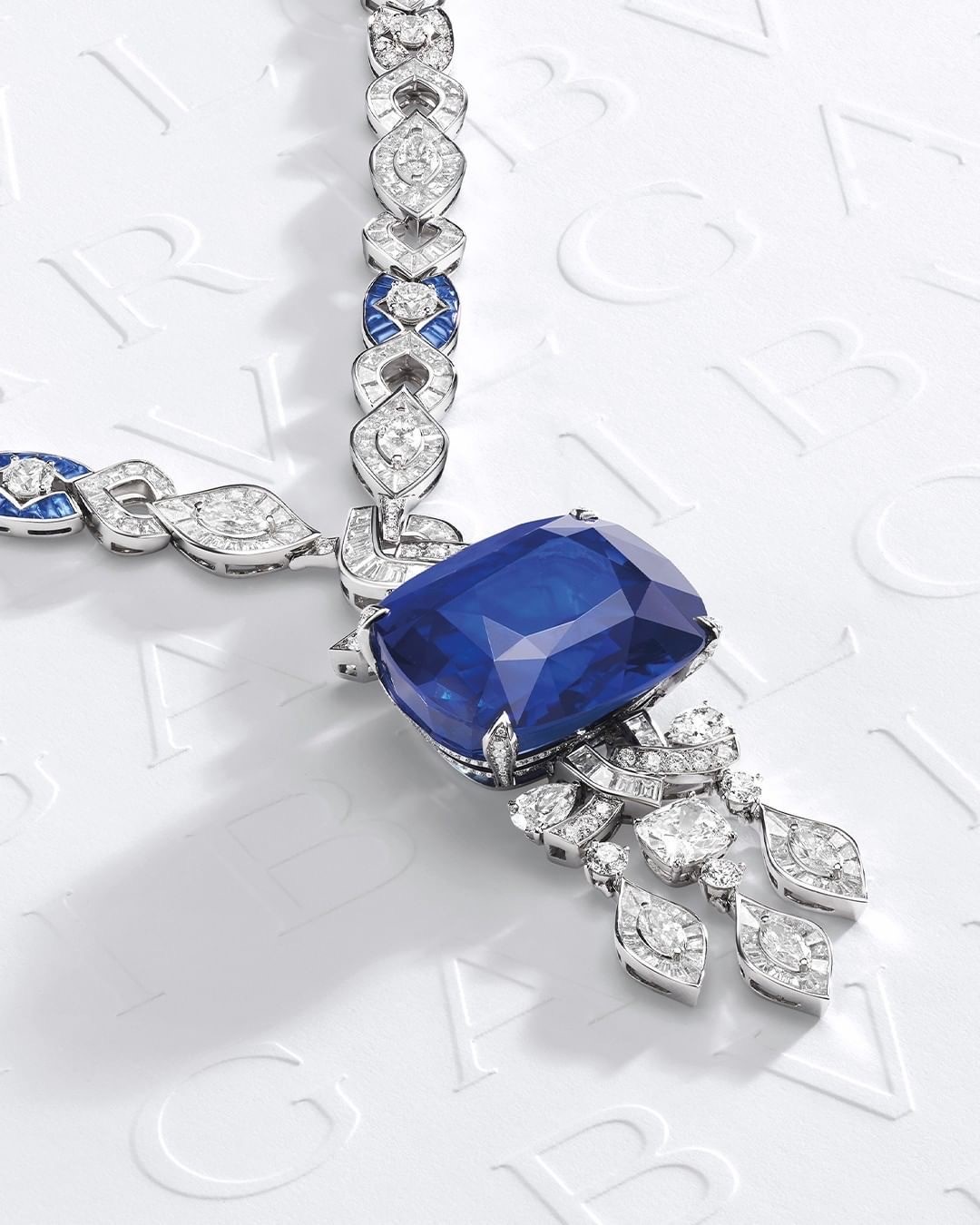 Bulgari Blue Diamond Necklace