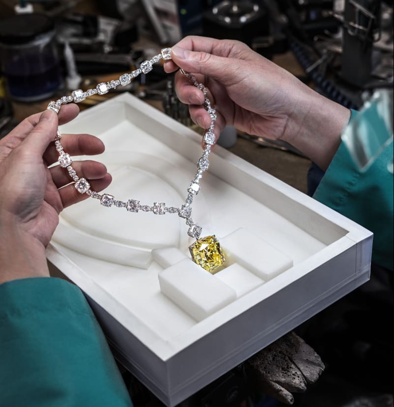 Famous Tiffany Yellow Diamond Necklace