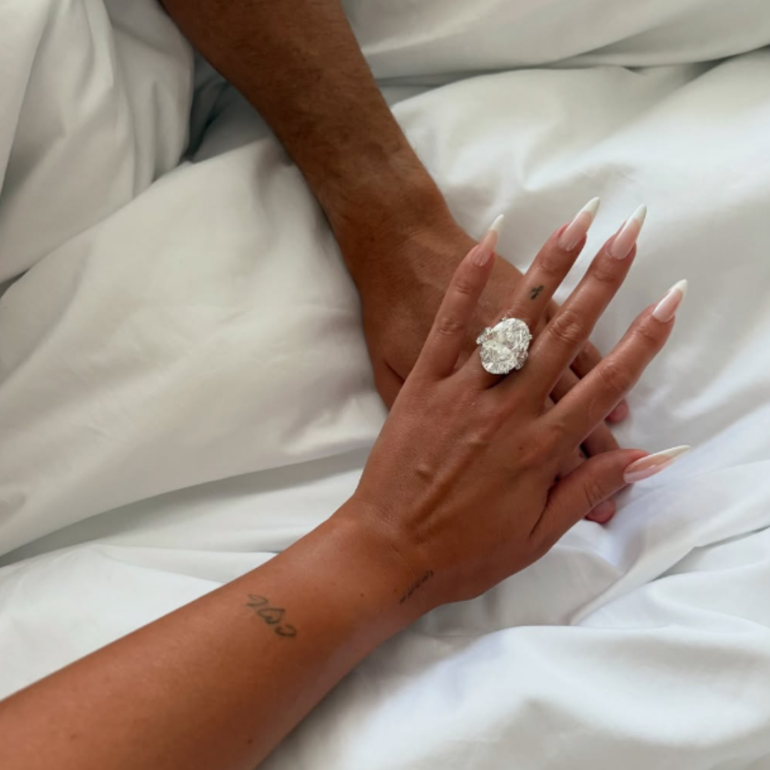 Georgina Rodriguez Huge Diamond Engagement Ring