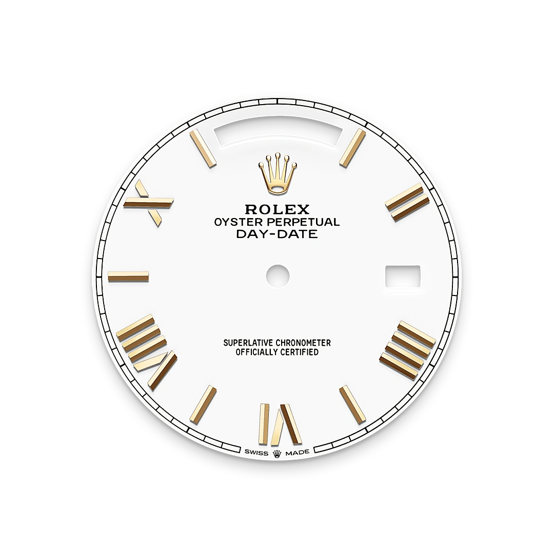 rolex day-date in 18 ct yellow gold, m228238-0042 - wakefields jewellers